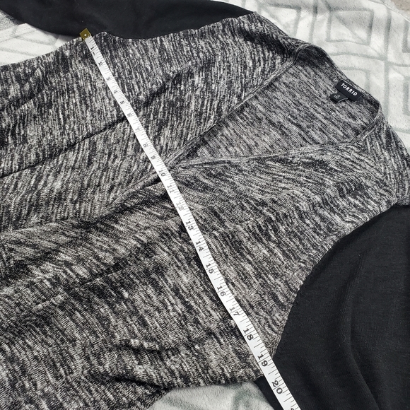 Torrid marled knit draped waterfall cardigan Size 2 - Picture 6 of 6